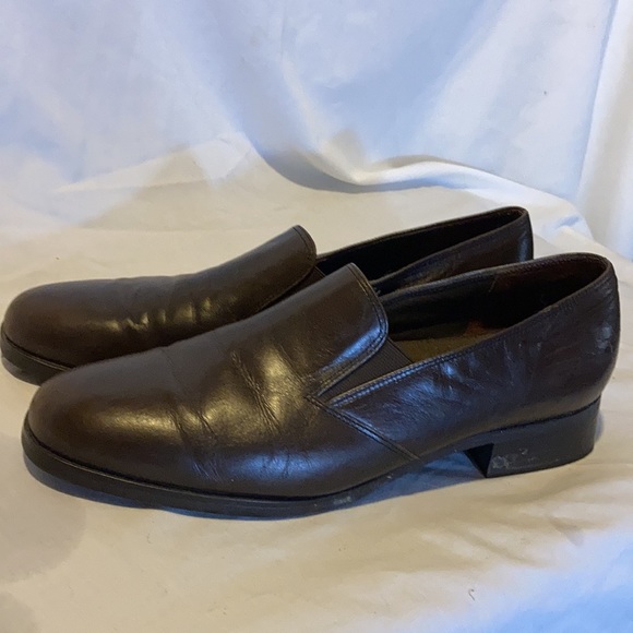 Munro dark chocolate brown leather loafers - Picture 2 of 6